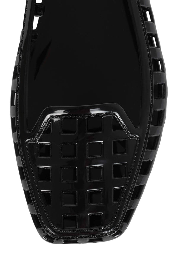 Jeffrey Campbell SUNNIE Flat Black Shiny