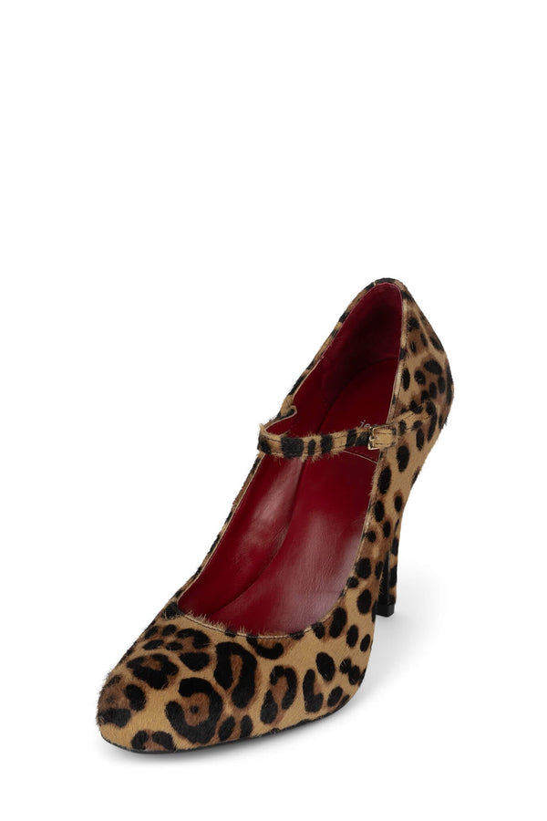 Jeffrey Campbell SWEET-N-LF Pump Black Tan Cheetah