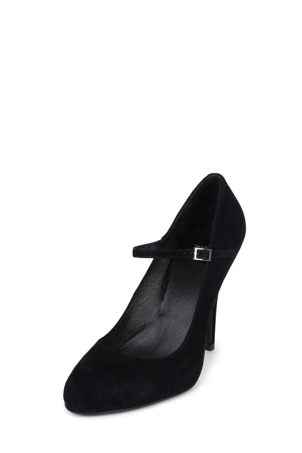 Jeffrey Campbell SWEET-N-LO Mary-Jane Black Suede