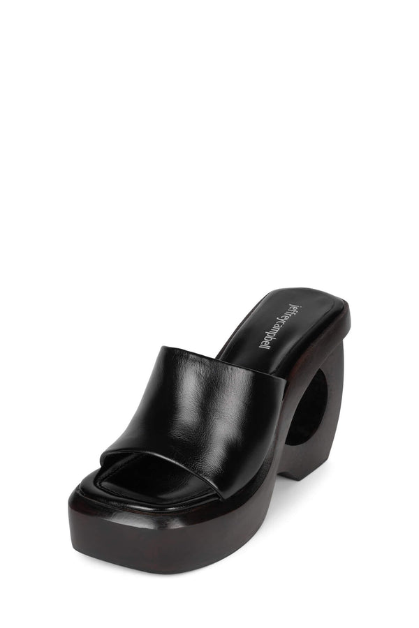 Jeffrey Campbell THE-IDOL Platform Sandal Black