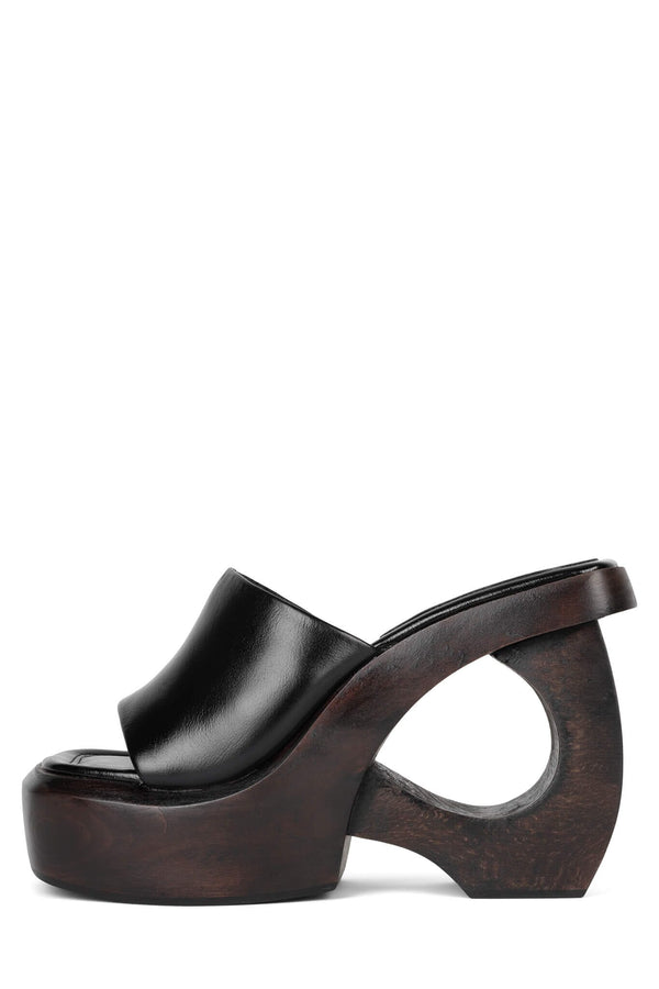 jeffrey campbell THE-IDOL Platform Sandal Black