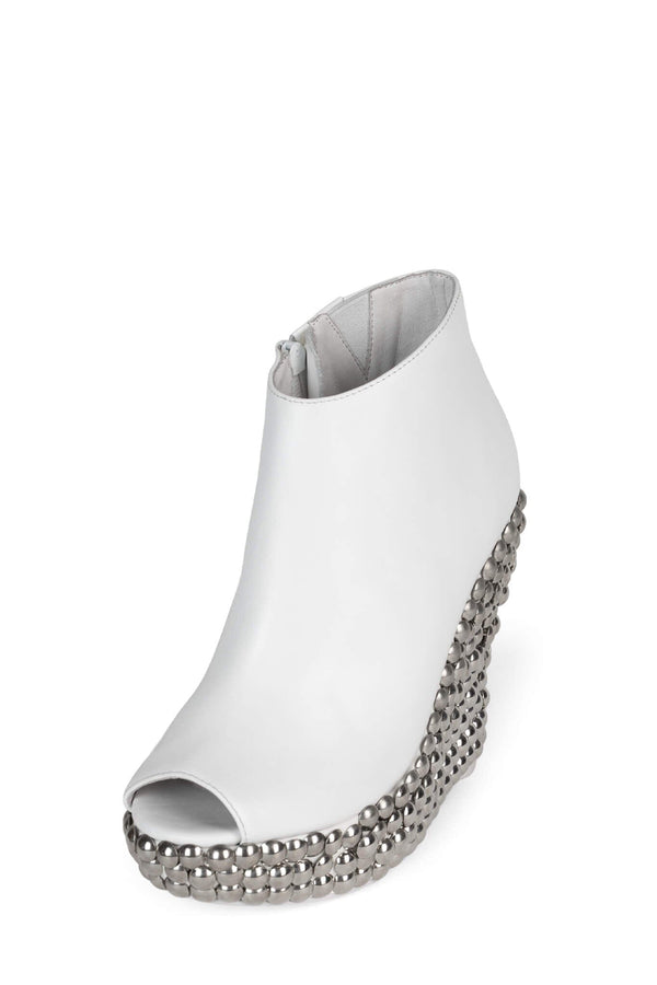 Jeffrey Campbell TICK Platform Boot White