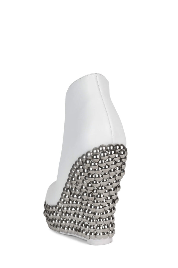 Jeffrey Campbell TICK Platform Boot White