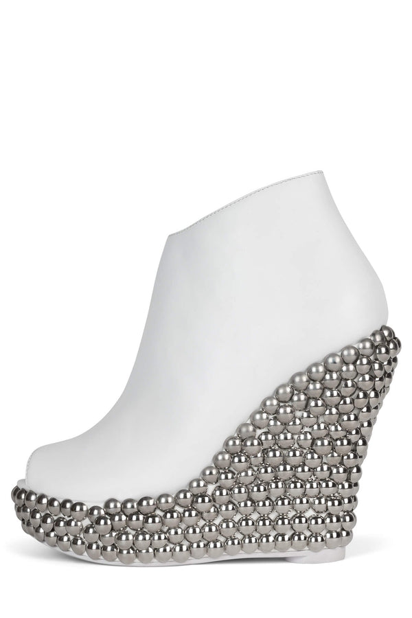 jeffrey campbell TICK Platform Boot White