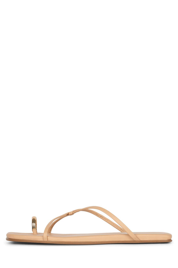 jeffrey campbell TIDEPOOL Flat Sandal Buff Gold
