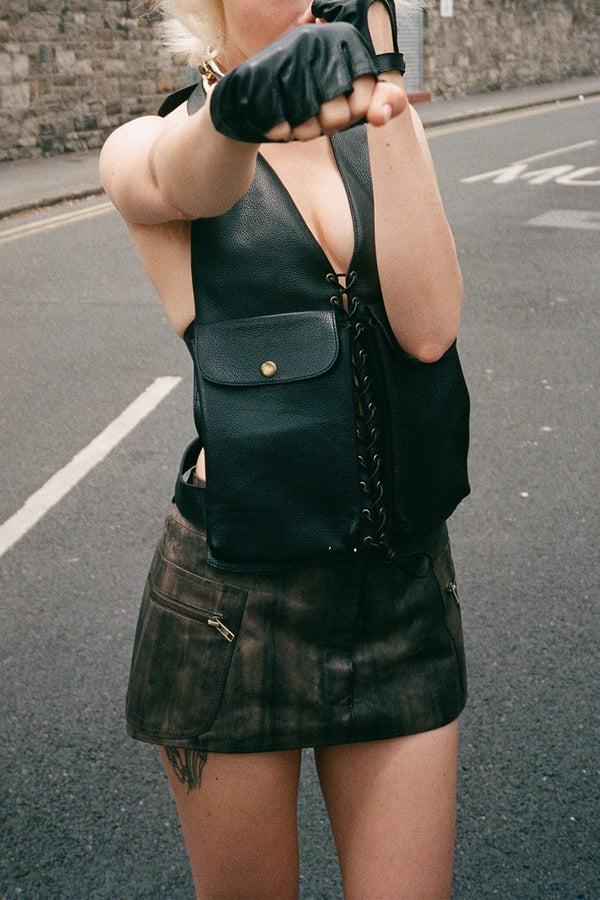 Jeffrey Campbell TOO-RUFF TOP Top Black