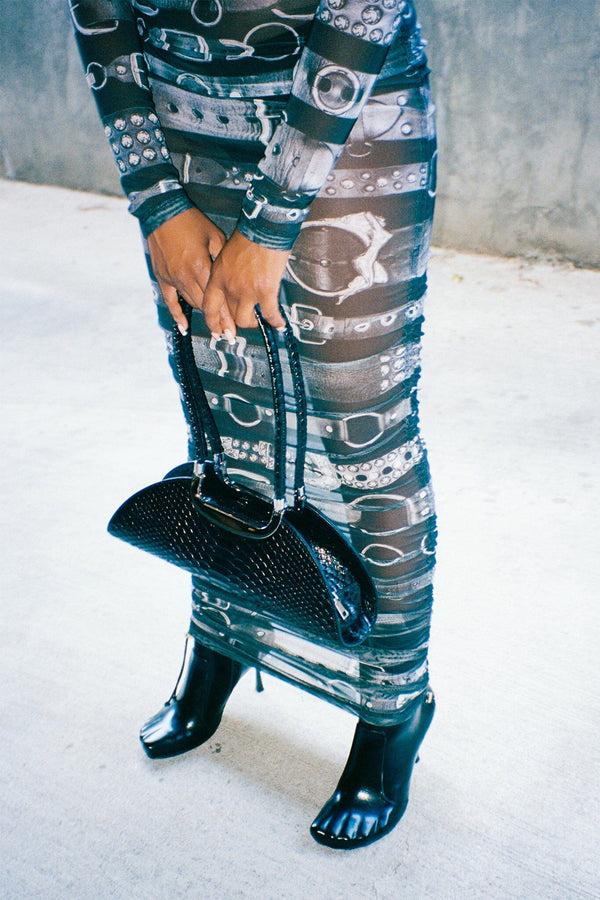 Jeffrey Campbell VISIONARY Heeled Boot Black