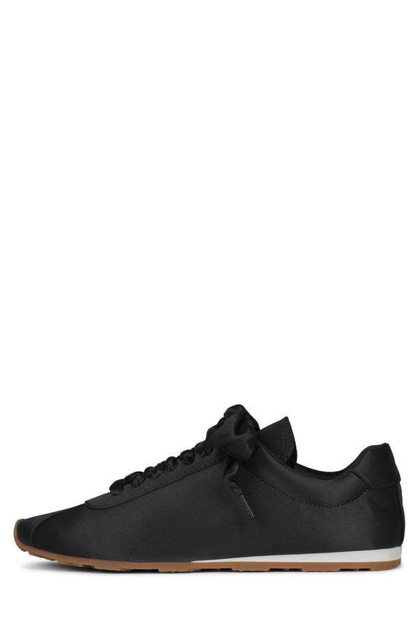 jeffrey campbell WINGED Sneaker Black Satin