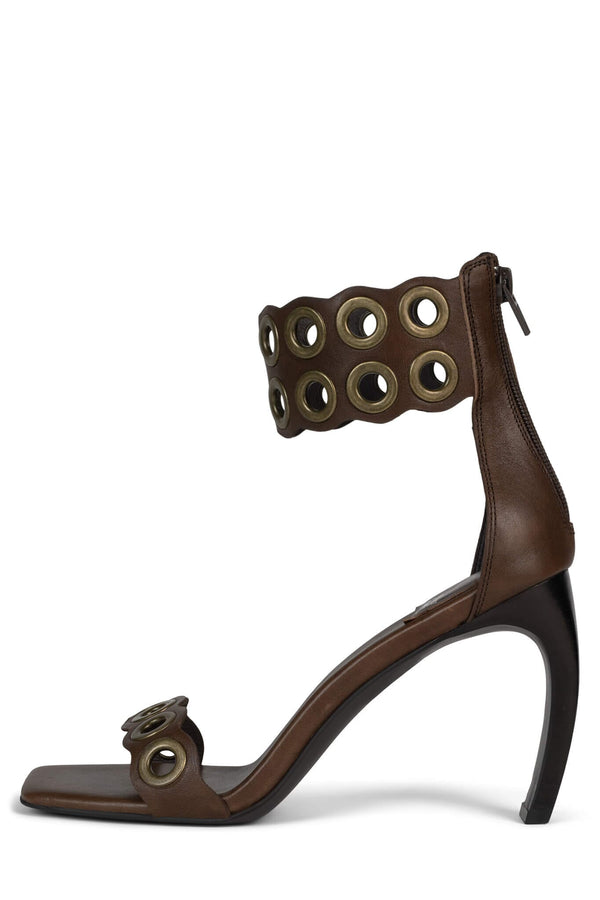 jeffrey campbell WRENLY Heeled Sandal Brown Bronze