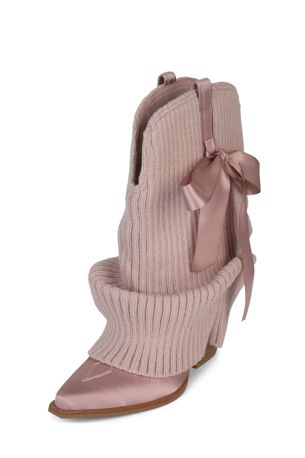 Jeffrey Campbell Jeffrey Campbell X FP X Understated Leather Center Stage Ballet Boots Mid-Calf Boot Pink Combo