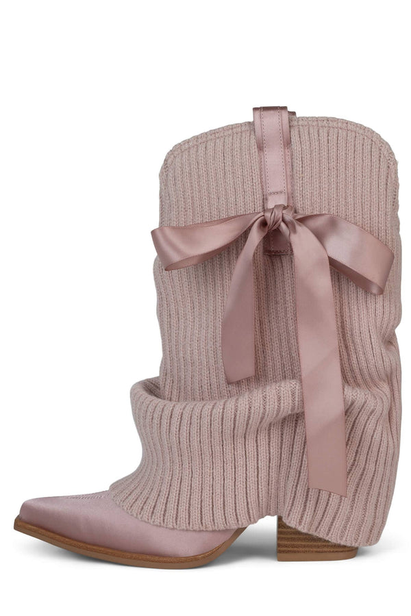 jeffrey campbell Jeffrey Campbell x FP x Understated Leather Center Stage Ballet Boots Mid-Calf Boot Pink Combo