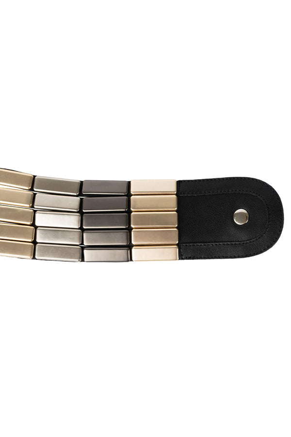 Jeffrey Campbell ZAGAR BELT Belt Black Silver Gold