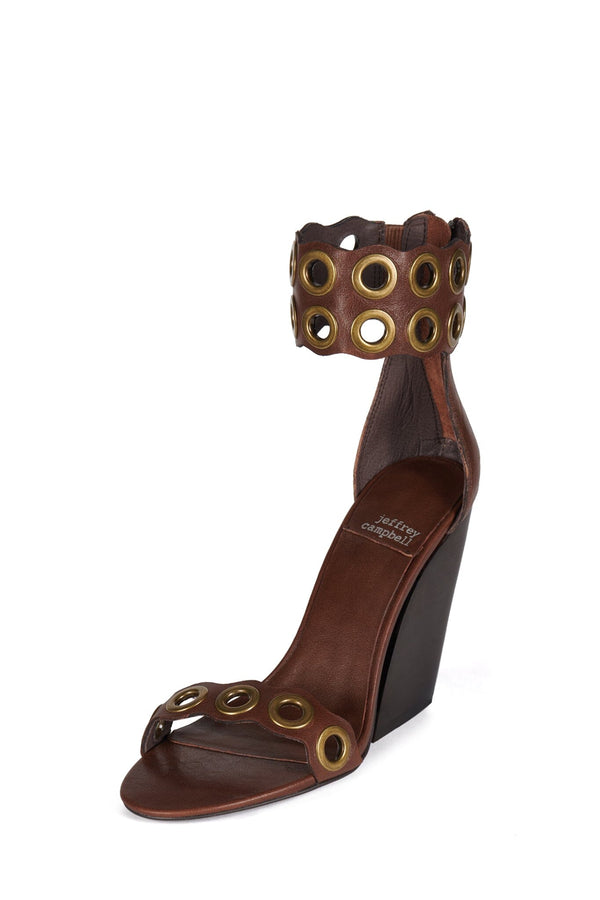 Jeffrey Campbell JULIENNE Heeled Sandal Brown Bronze