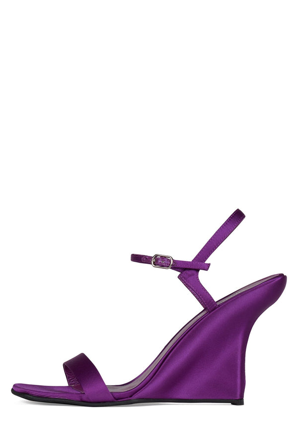 jeffrey campbell KASSANDRA Wedge Sandal Purple Satin
