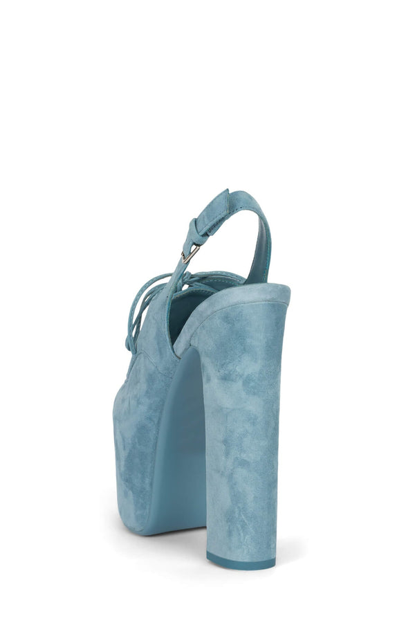 Jeffrey Campbell LAST-4EVER Platform Oxford Blue Suede