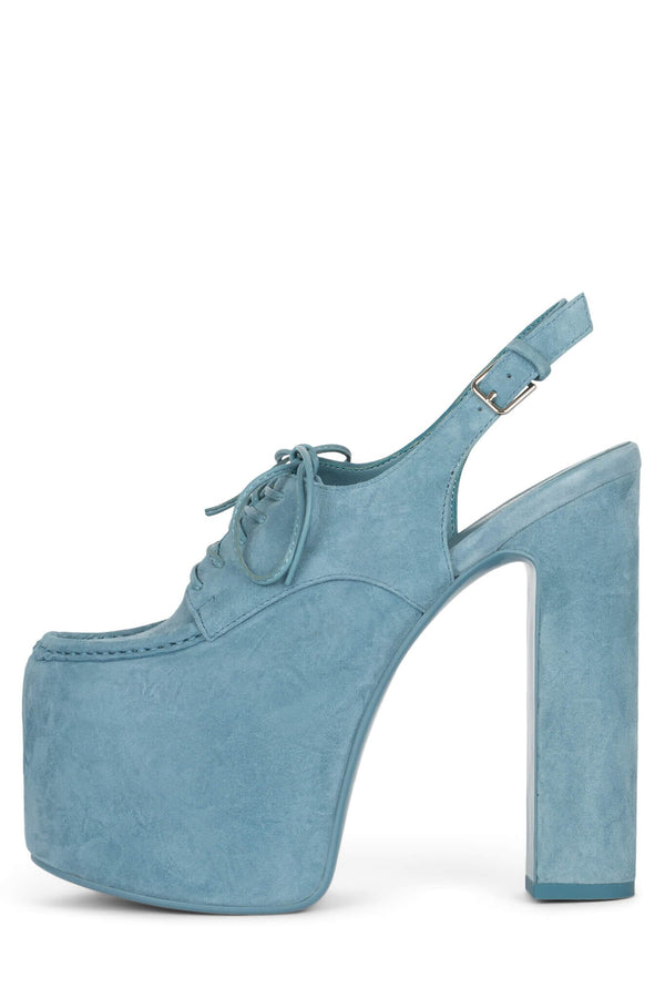 jeffrey campbell LAST-4EVER Platform Oxford Blue Suede