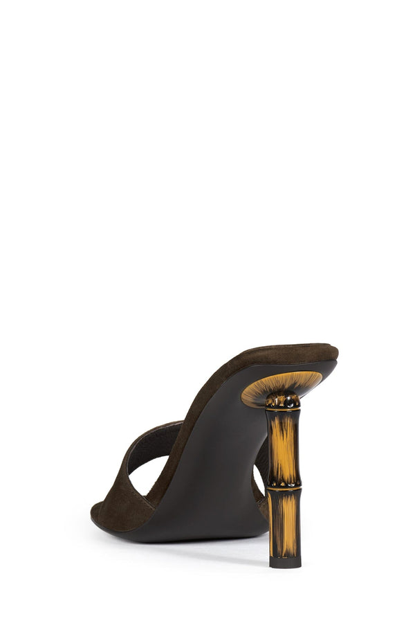 Jeffrey Campbell LINETTE Heeled Sandal Dusty Red Suede