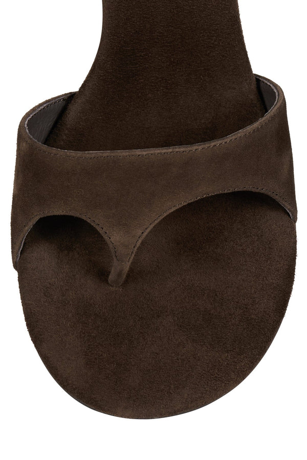 Jeffrey Campbell LINETTE Heeled Sandal Dusty Red Suede