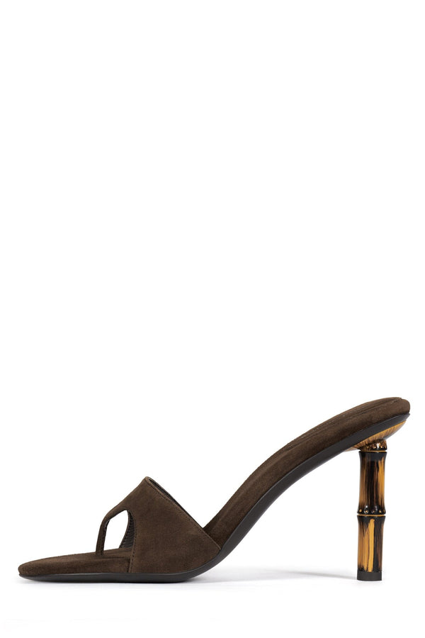 jeffrey campbell LINETTE Heeled Sandal Dusty Red Suede