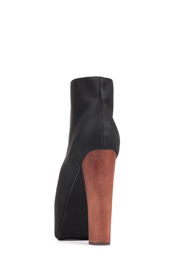 Jeffrey Campbell LITA Platform Boot Black Distressed