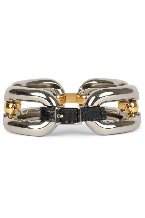 Jeffrey Campbell LOCK-IT CHOKER Choker Gold Silver Combo