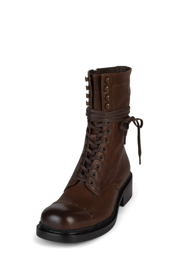 Jeffrey Campbell LONDON-TWN Ankle Boot Brown Distressed