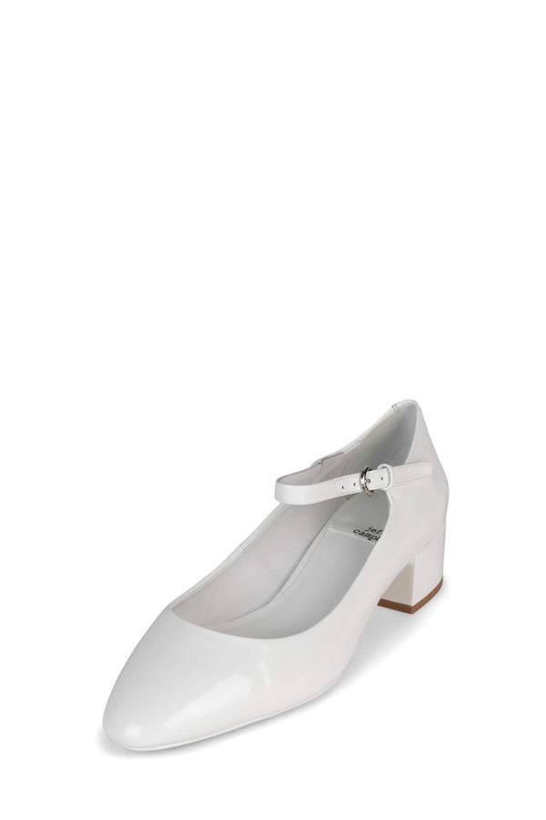 Jeffrey Campbell MANNERLY Mary-Jane White Crinkle Patent