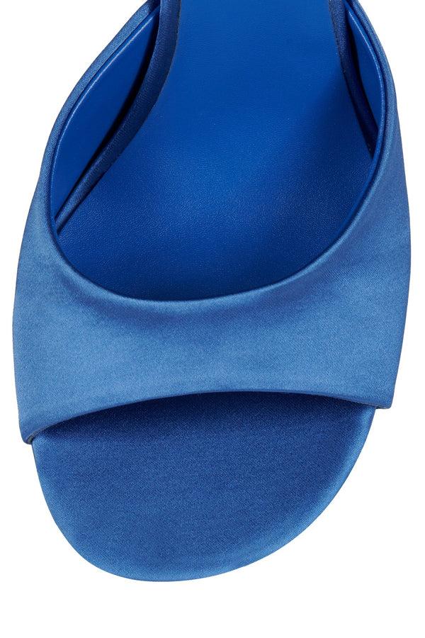 Jeffrey Campbell MEW-2 Wedge Sandal Rose Pink Satin Combo