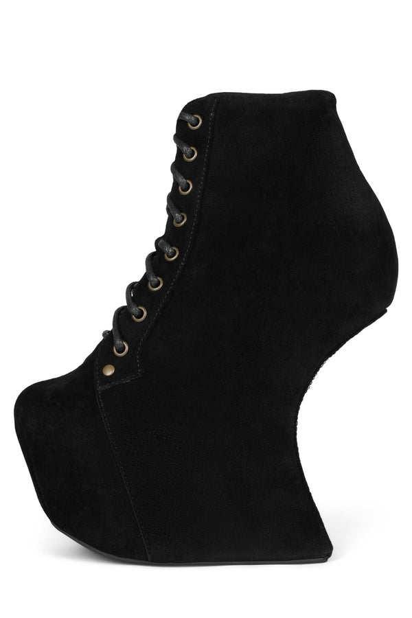 jeffrey campbell NIGHTLITA Platform Wedge Black Suede