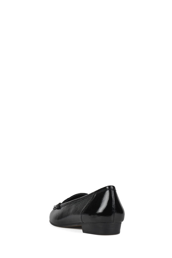 Jeffrey Campbell OLD-SOUL Loafer Black Crinkle Patent