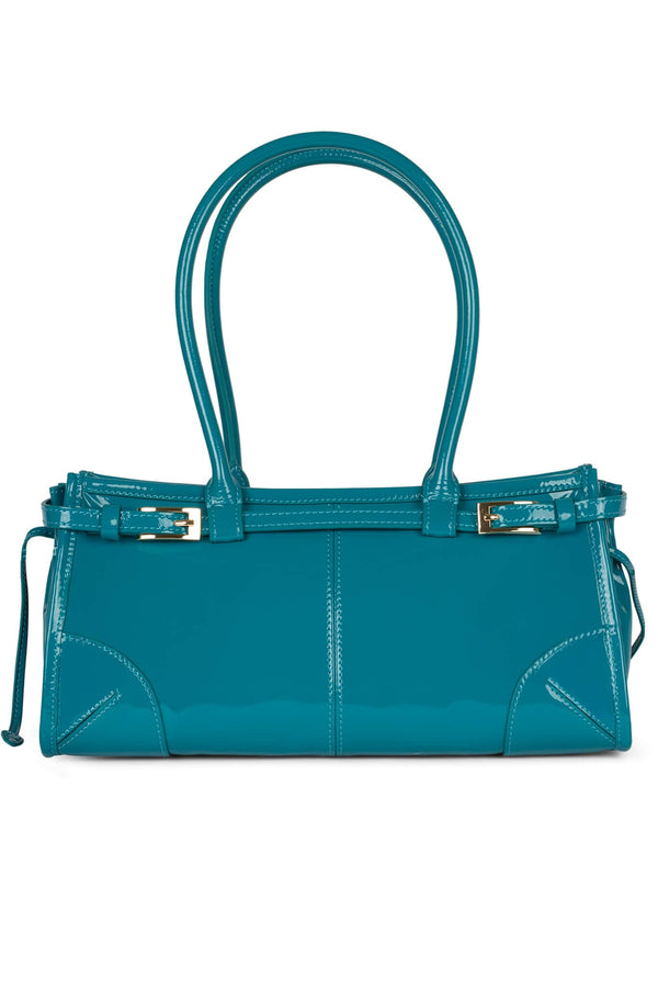 jeffrey campbell PESKY Bag Turquoise Crinkle Patent