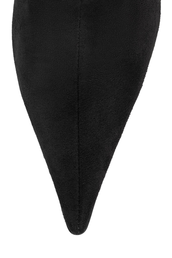 Jeffrey Campbell RACING Knee-High Boot Grey Suede Pewter