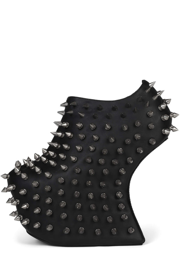 jeffrey campbell SHADOW-SPK Platform Boot Black Silver