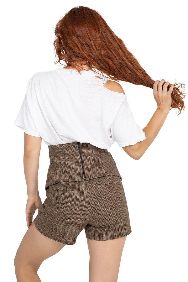 Jeffrey Campbell SPEAK-EASY SET Set Brown Multi Tweed