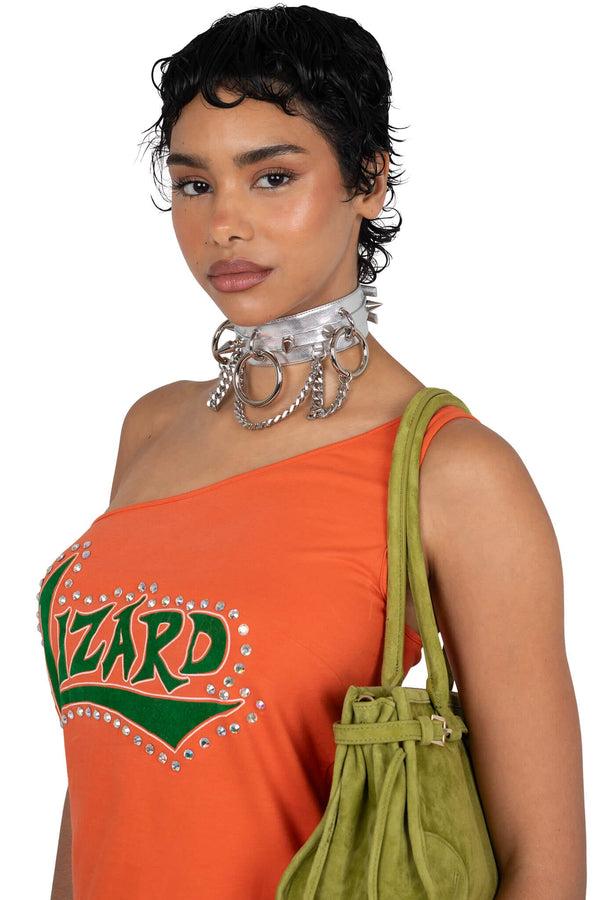 Jeffrey Campbell SUBGENRE CHOKER Necklace Silver Silver