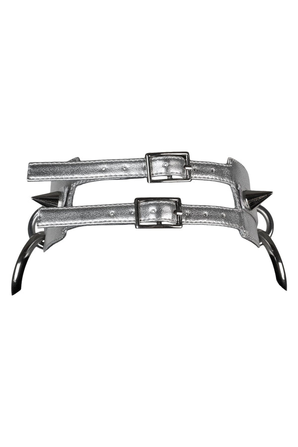 Jeffrey Campbell SUBGENRE CHOKER Necklace Silver Silver