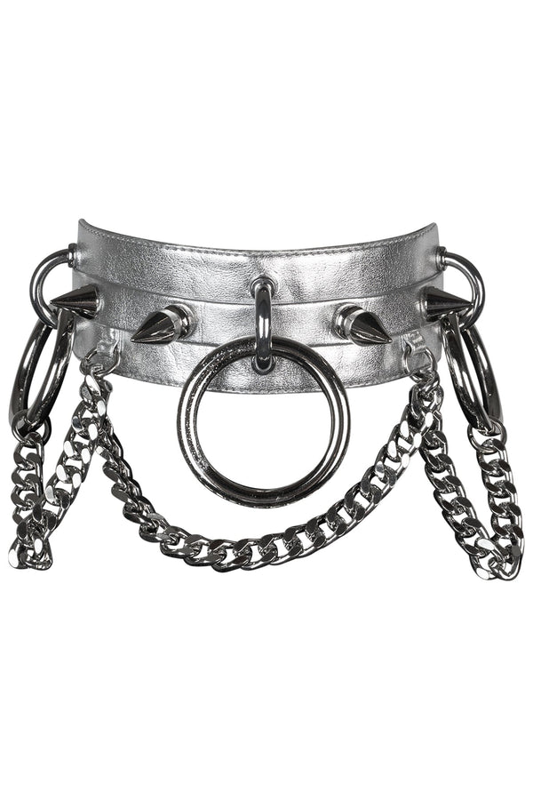 jeffrey campbell SUBGENRE CHOKER Necklace Silver Silver
