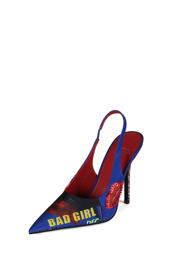 Jeffrey Campbell SURPASS Slingback Heel Bad Girl Combo