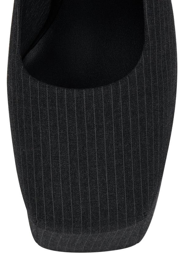 Jeffrey Campbell THE-DRAMA Platform Pump Yellow Plaid Tweed