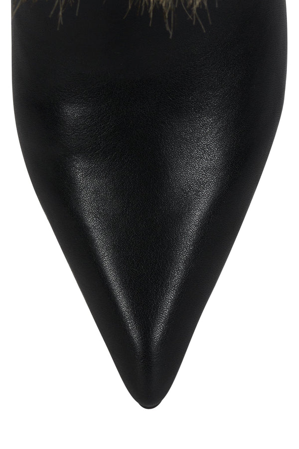 Jeffrey Campbell THERMAL Mid-Calf Boot Black Brown Combo