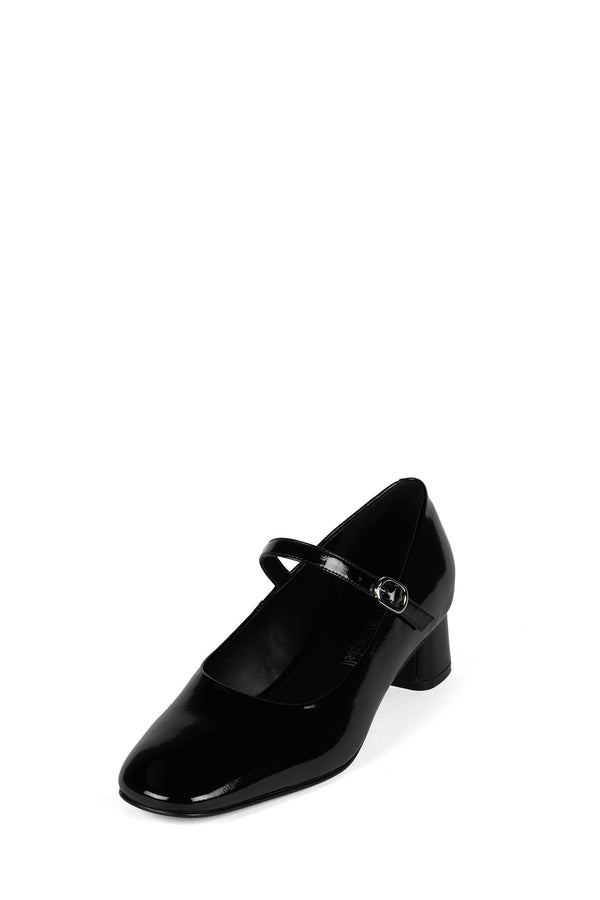 Jeffrey Campbell TOP-CLASS Mary-Jane Black Crinkle Patent