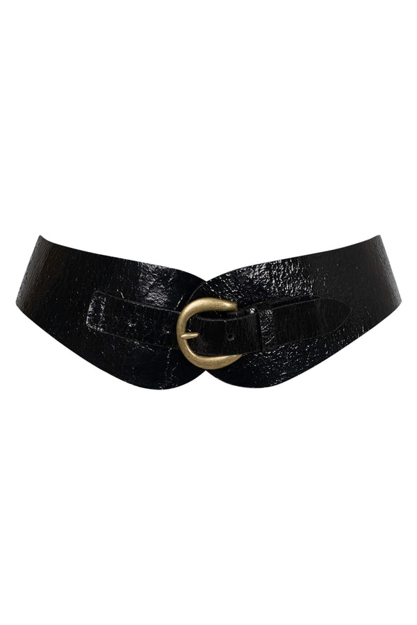 Jeffrey Campbell VAN-HUNT BELT Belt Orange Crackle Bronze