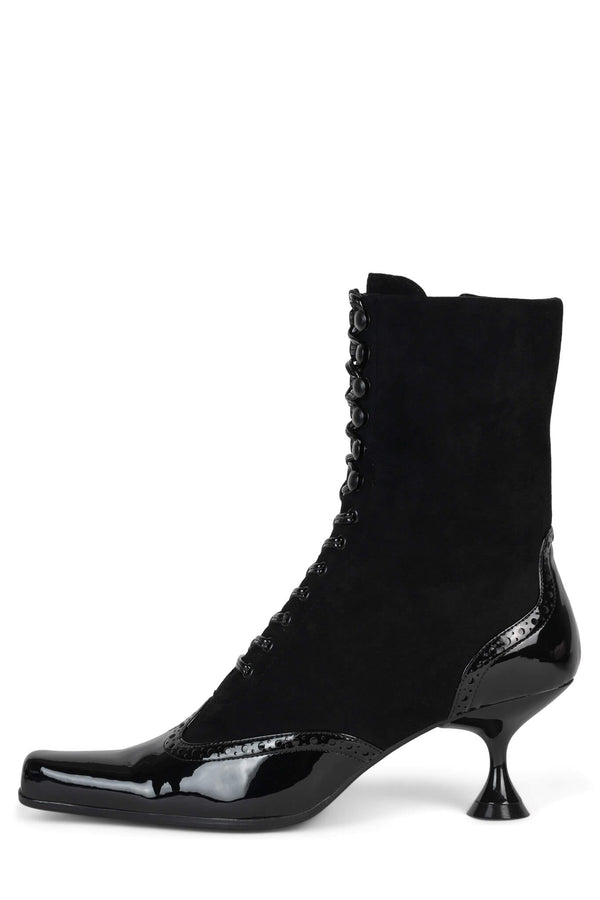 jeffrey campbell VICTORIAN Ankle boot Black Patent Black Suede