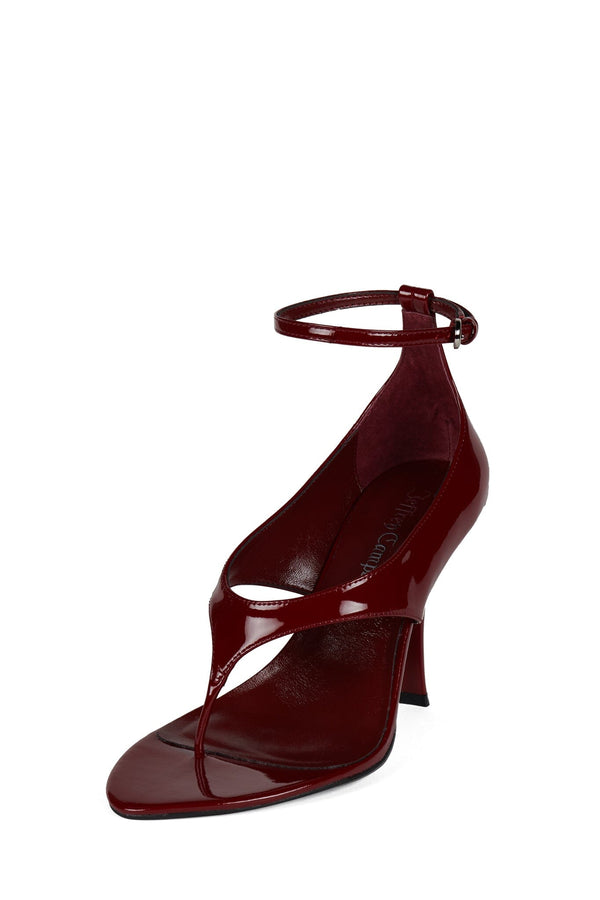 Jeffrey Campbell YSABELA Heeled Sandal Cherry Red Patent