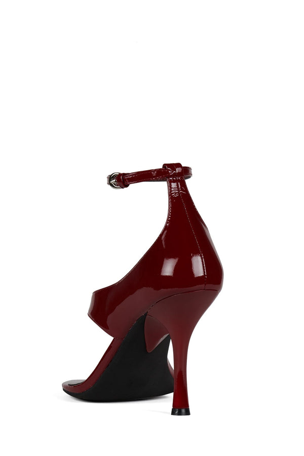 Jeffrey Campbell YSABELA Heeled Sandal Cherry Red Patent