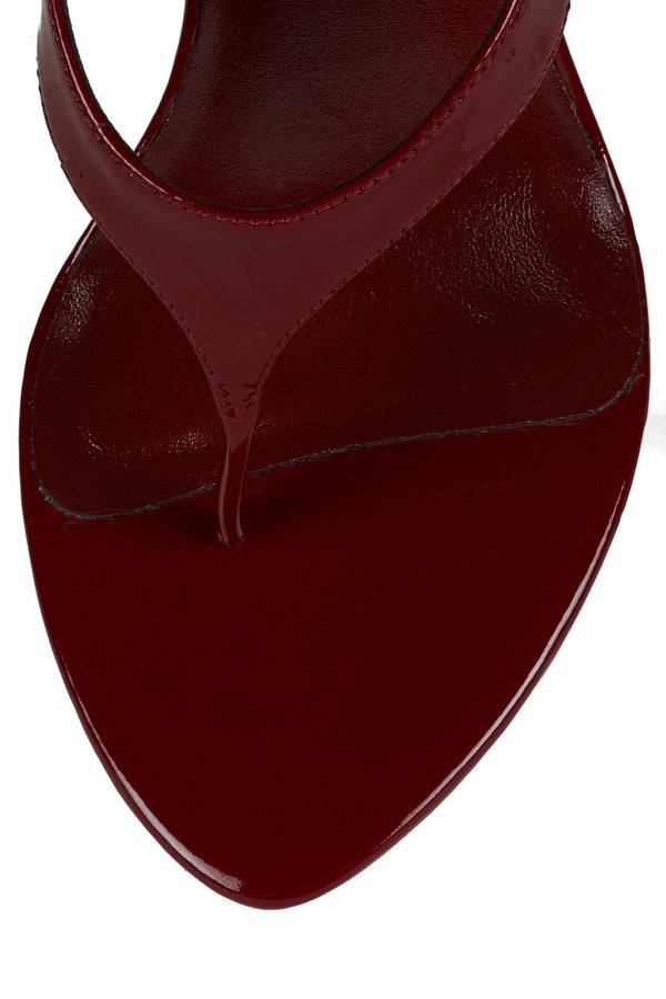 Jeffrey Campbell YSABELA Heeled Sandal Cherry Red Patent