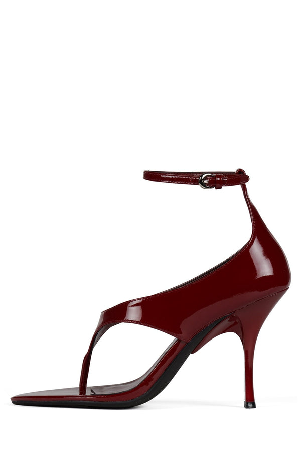 jeffrey campbell YSABELA Heeled Sandal Cherry Red Patent
