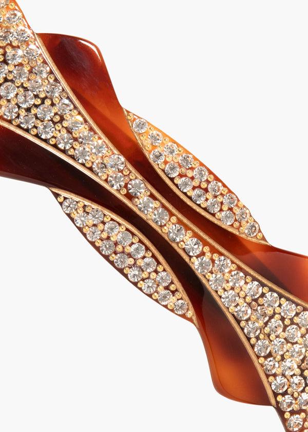 Jennifer Behr Ariane Vintage French Barrette Tortoise