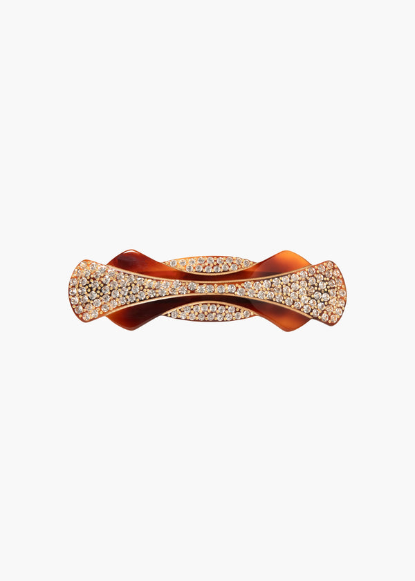 jennifer behr Ariane Vintage French Barrette Tortoise