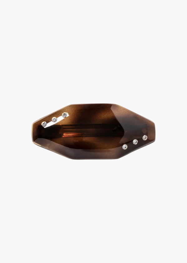 jennifer behr Eugenie Vintage French Barrette Tortoise